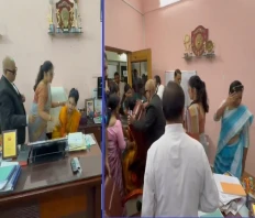 Principal Expelled at Bishop Johnson School Prayagraj: Startling Video Captures Chair Robbery
